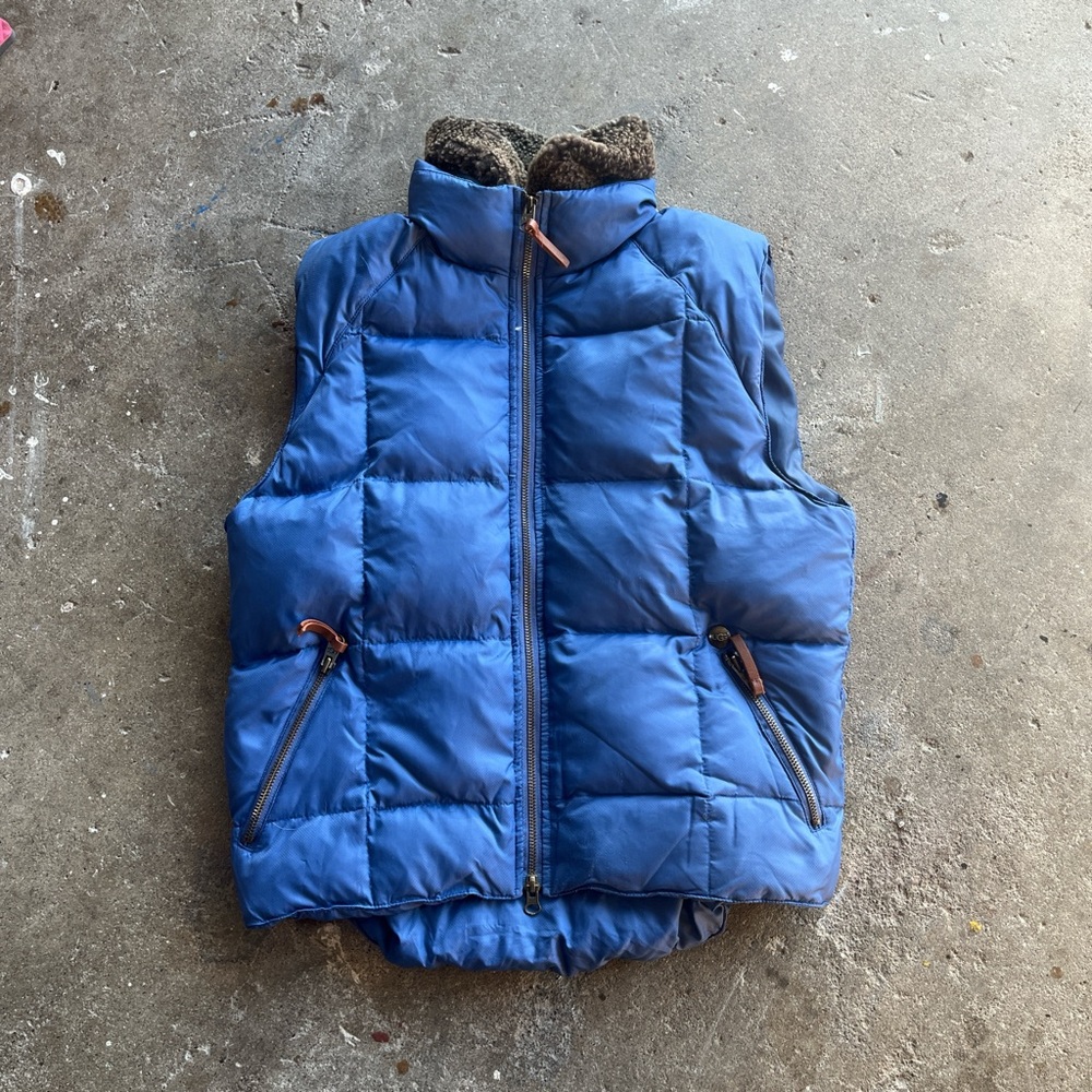 Vintage 80’s blue Ugg vest